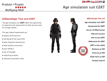 Tablet Screenshot of age-simulation-suit.com